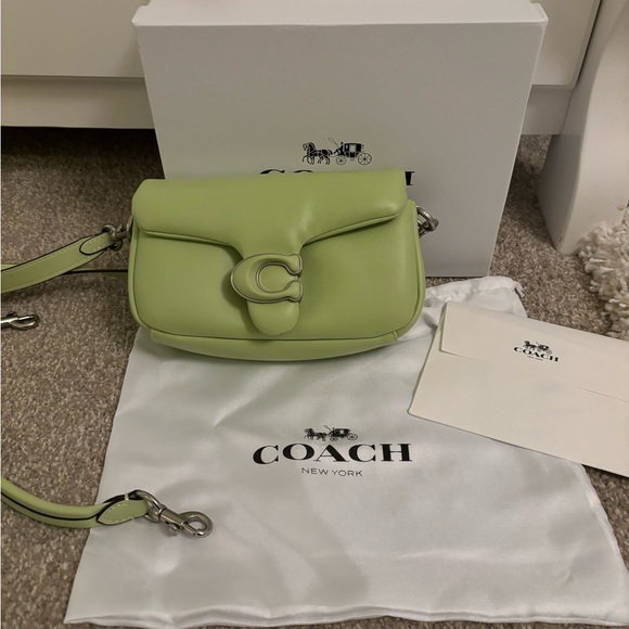 Coach Mini Pillow Tabby in Pistachio - Picture 6 of 6